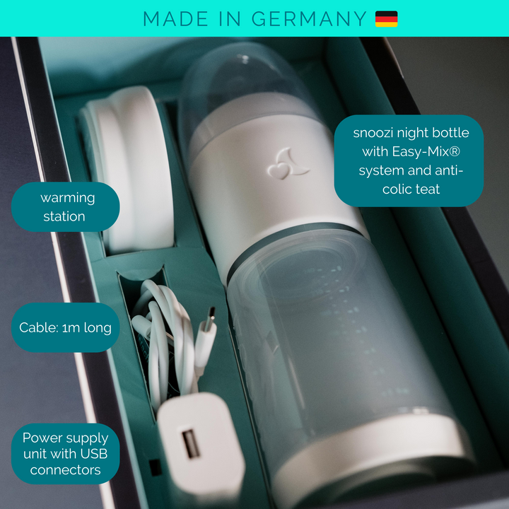Snoozi Slimme Nachtfles & Automatische Flesverwarmer Set