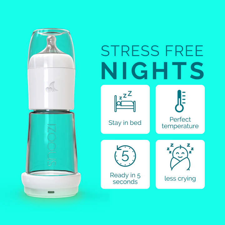 Snoozi Slimme Nachtfles & Automatische Flesverwarmer Set
